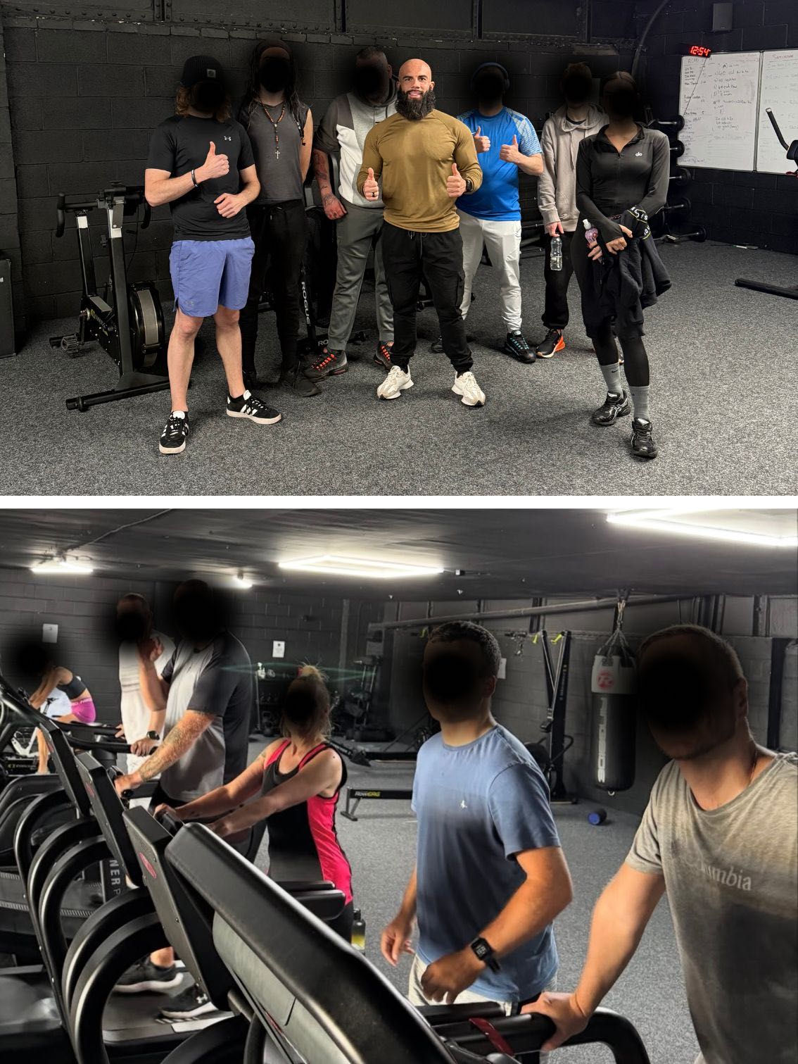Participants after a group physical activity session